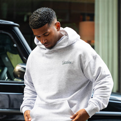 Gym King College Lightweight Hoodie - Snow Marl