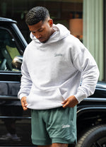 Gym King College Lightweight Hoodie - Snow Marl thumbnail