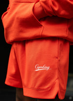 Gym King College Mesh Short - Lava Orange thumbnail