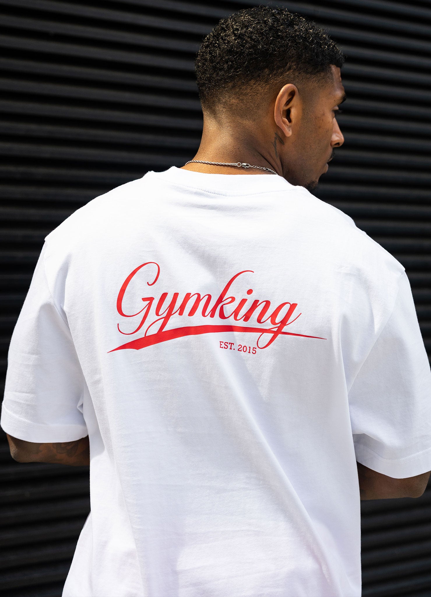 Gym King College Jersey Tee - White