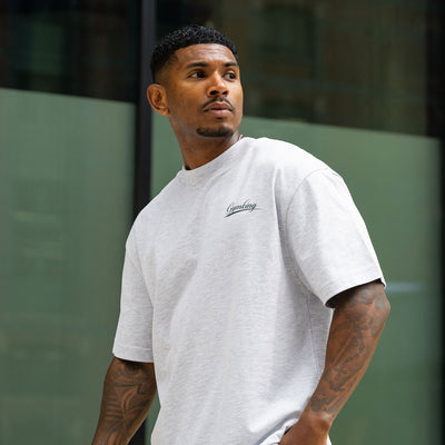 Gym King College Jersey T-Shirt - Snow Marl