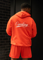 Gym King College Lightweight Hoodie - Lava Orange thumbnail