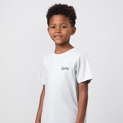 Gym King Younger Kids College Jersey T-Shirt - Snow Marl
