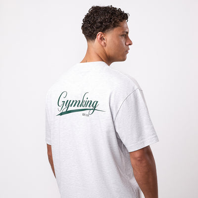 Gym King College Jersey Tee - Snow Marl