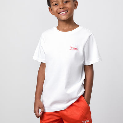 Gym King Older Kids College Jersey Tee - White