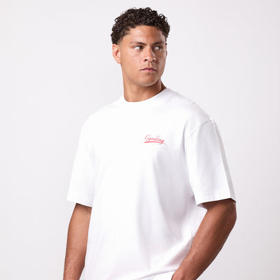 Gym King College Jersey Tee - White