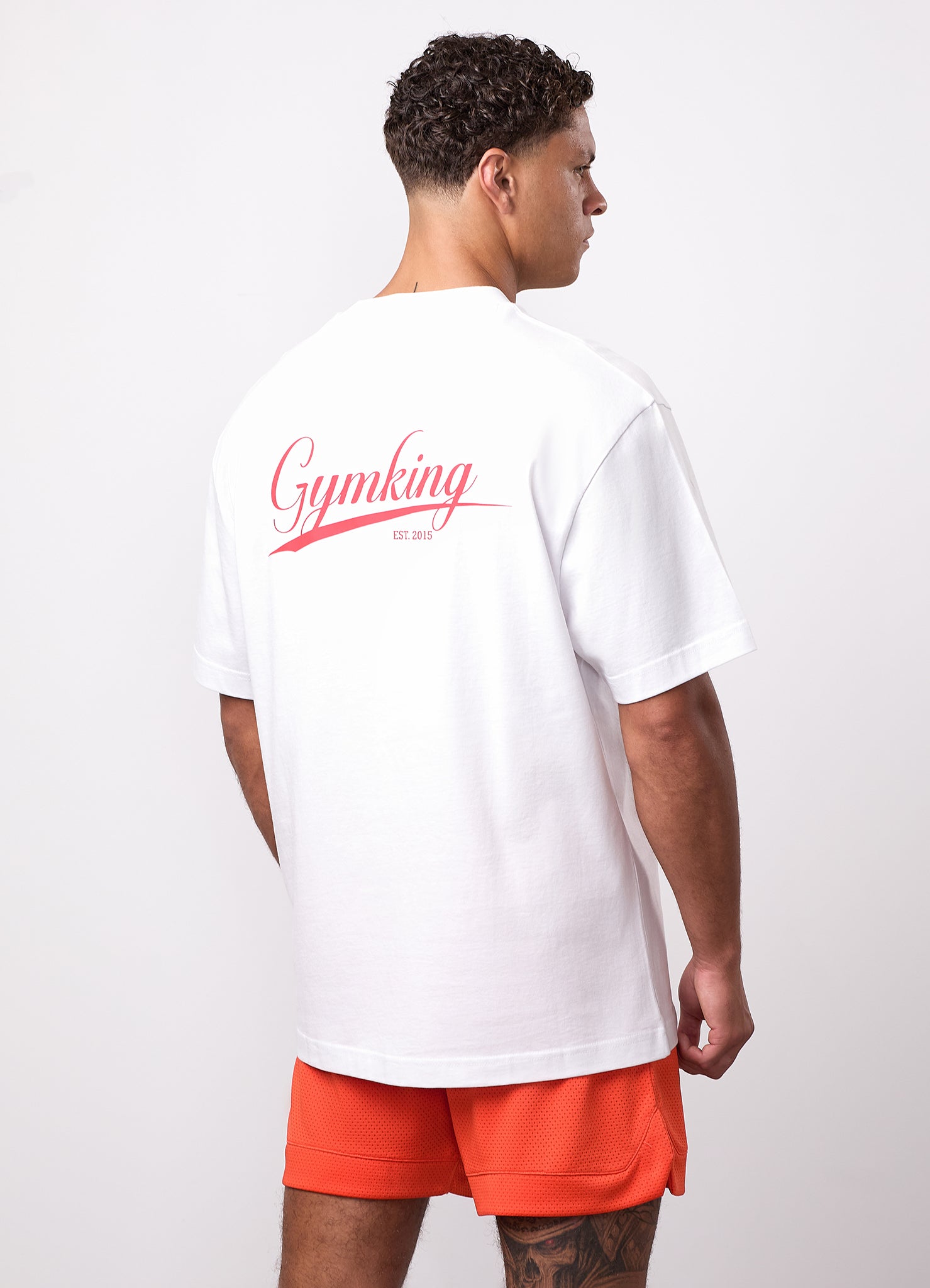 Gym King College Jersey Tee - White