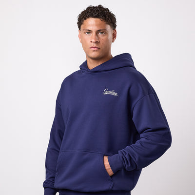 Gym King College Lightweight Hoodie - Oxford Blue