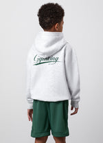 Gym King Older Kids College Lightweight Hoodie - Snow Marl thumbnail