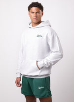 Gym King College Lightweight Hoodie - Snow Marl thumbnail