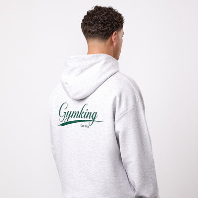 Gym King College Lightweight Hoodie - Snow Marl
