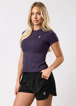 Gym King 365 Built-In Bra T-Shirt - Aubergine thumbnail