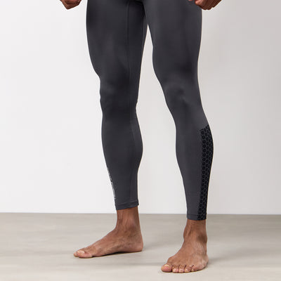 Gym King Fight Division Combat Compression Legging - Graphite