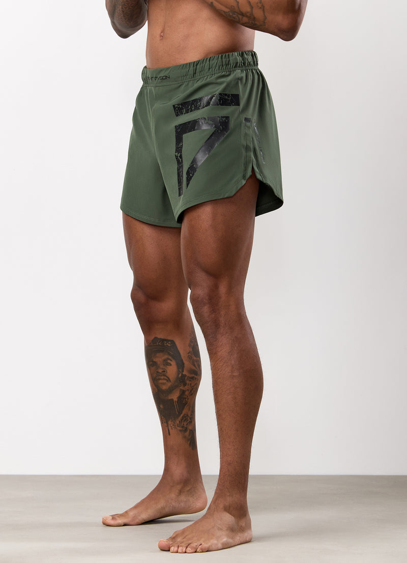 Gym King Fight Division Combat 5" Short - Deep Olive