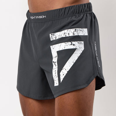 Gym King Fight Division Combat 5" Short - Graphite