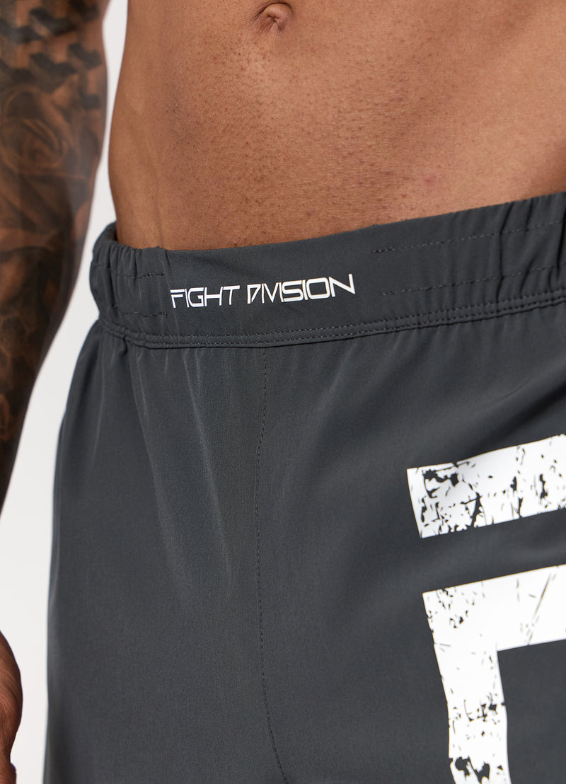Gym King Fight Division Combat 5" Short - Graphite