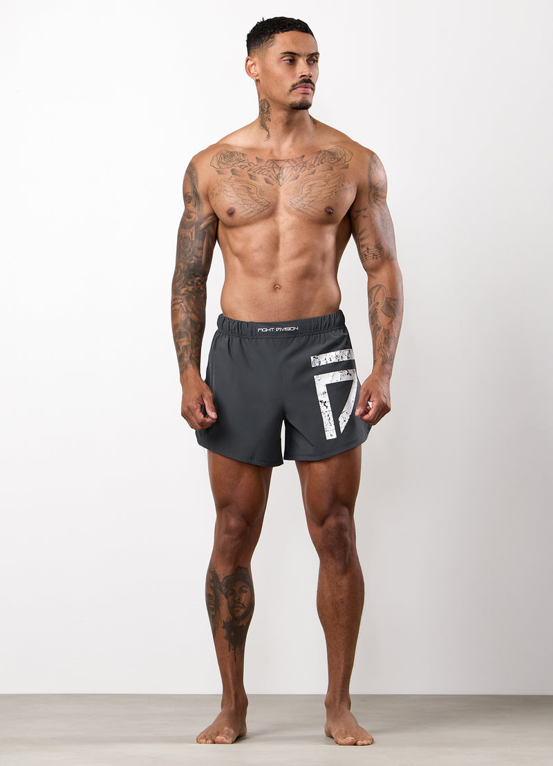 Gym King Fight Division Combat 5" Short - Graphite