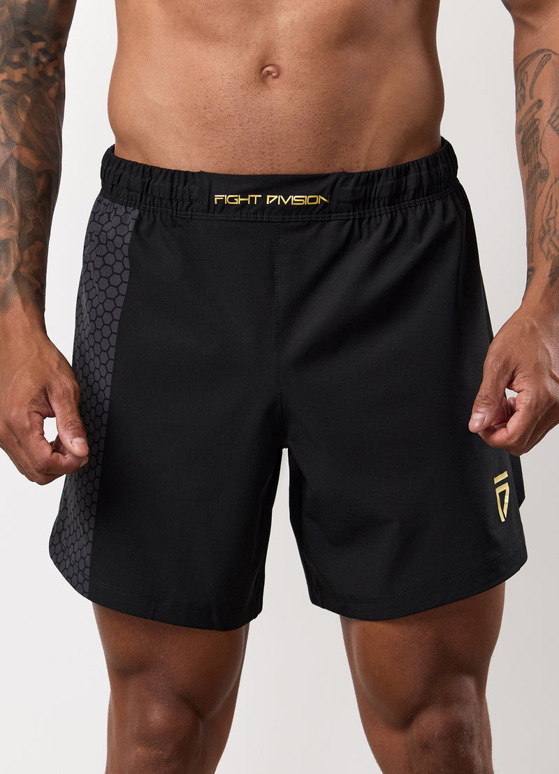 Gym King Fight Division Combat 7" Short - Black