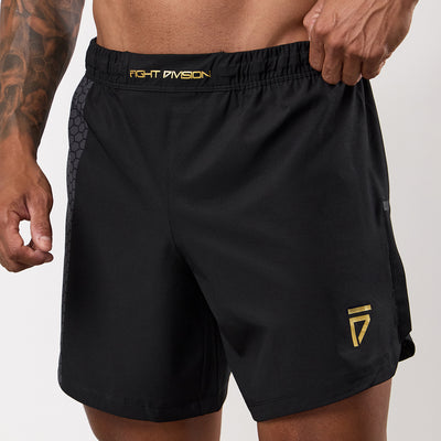 Gym King Fight Division Combat 7" Short - Black