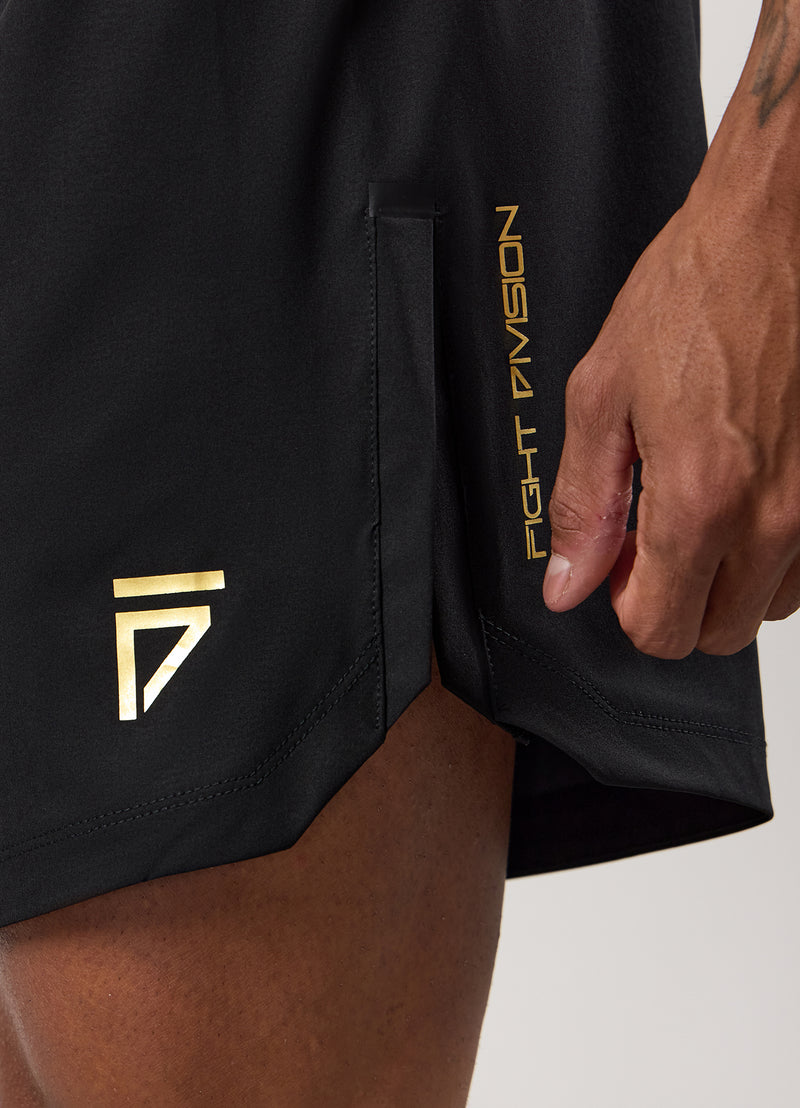 Gym King Fight Division Combat 7" Short - Black