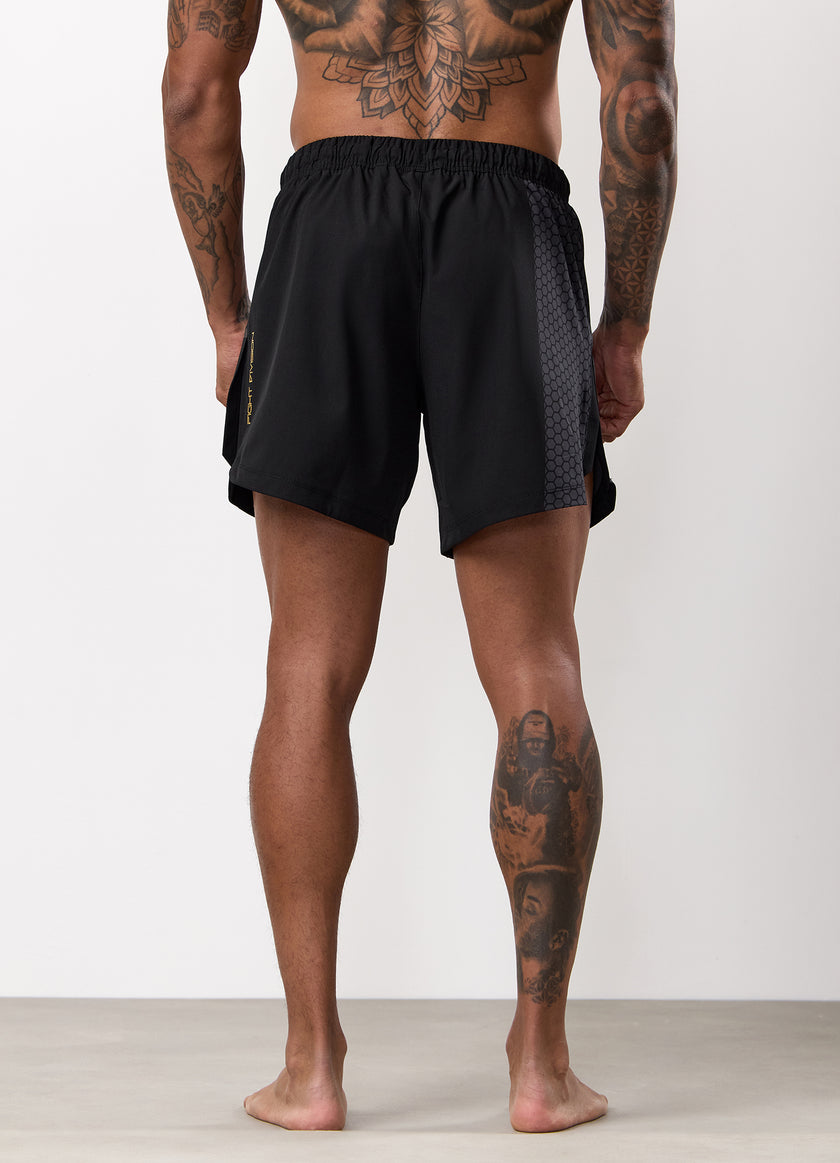 Gym King Fight Division Combat 7" Short - Black