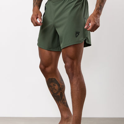 Gym King Fight Division Combat 7" Short - Deep Olive