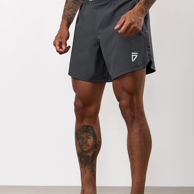 Gym King Fight Division Combat 7" Short - Graphite