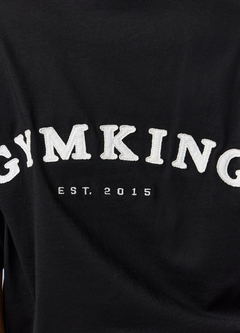Gym King Compose Cotton BF Tee - Black