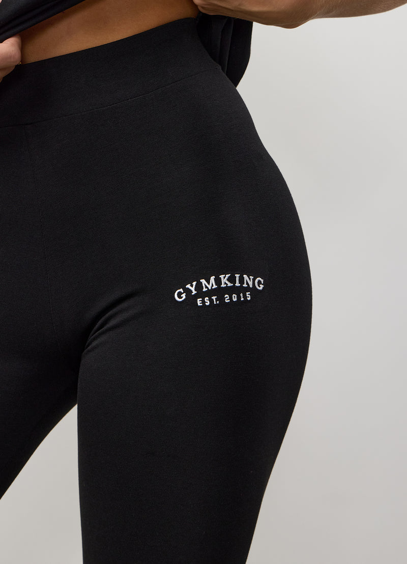 Gym King Compose Cotton Jersey Legging - Black