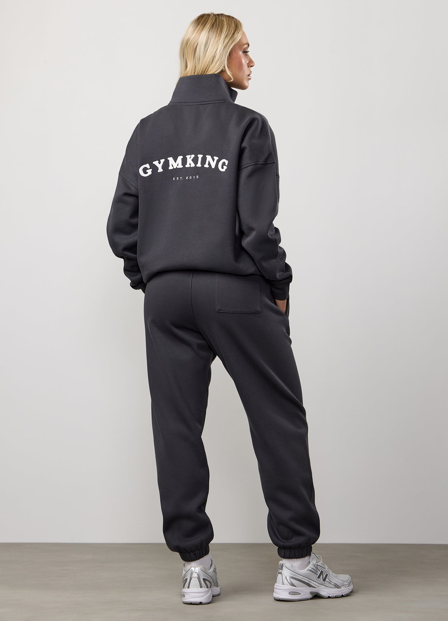 Gym King Compose Fleece Relaxed Jogger - Dark Pewter