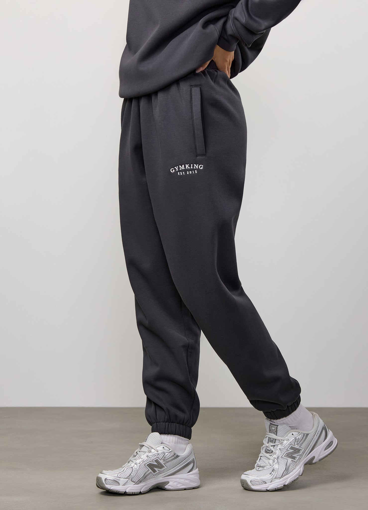 Gym King Compose Fleece Relaxed Jogger - Dark Pewter