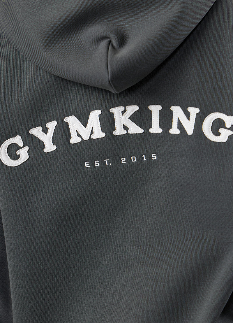 Gym King Compose Fleece Oversized Hood - Green Smoke