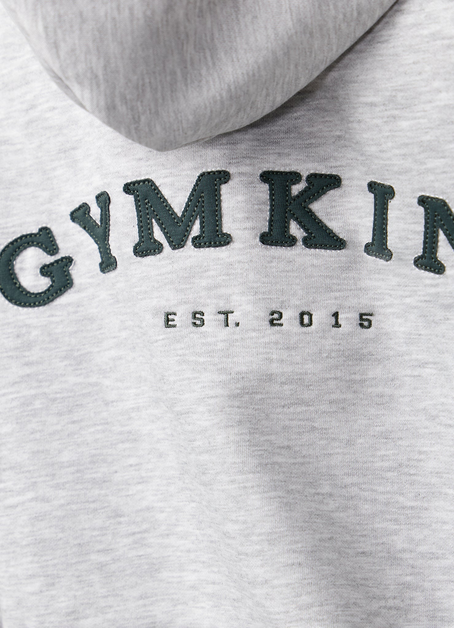 Gym King Compose Fleece Oversized Hood - Snow Marl
