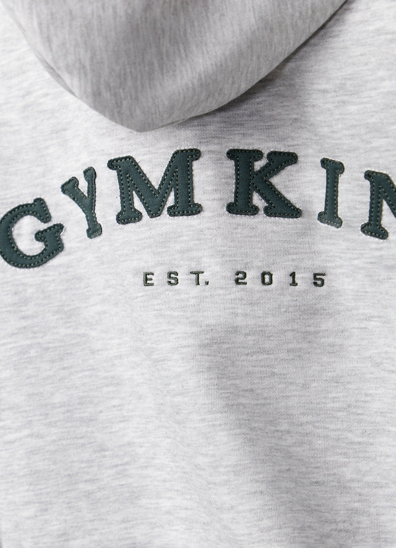 Gym King Compose Fleece Oversized Hood - Snow Marl