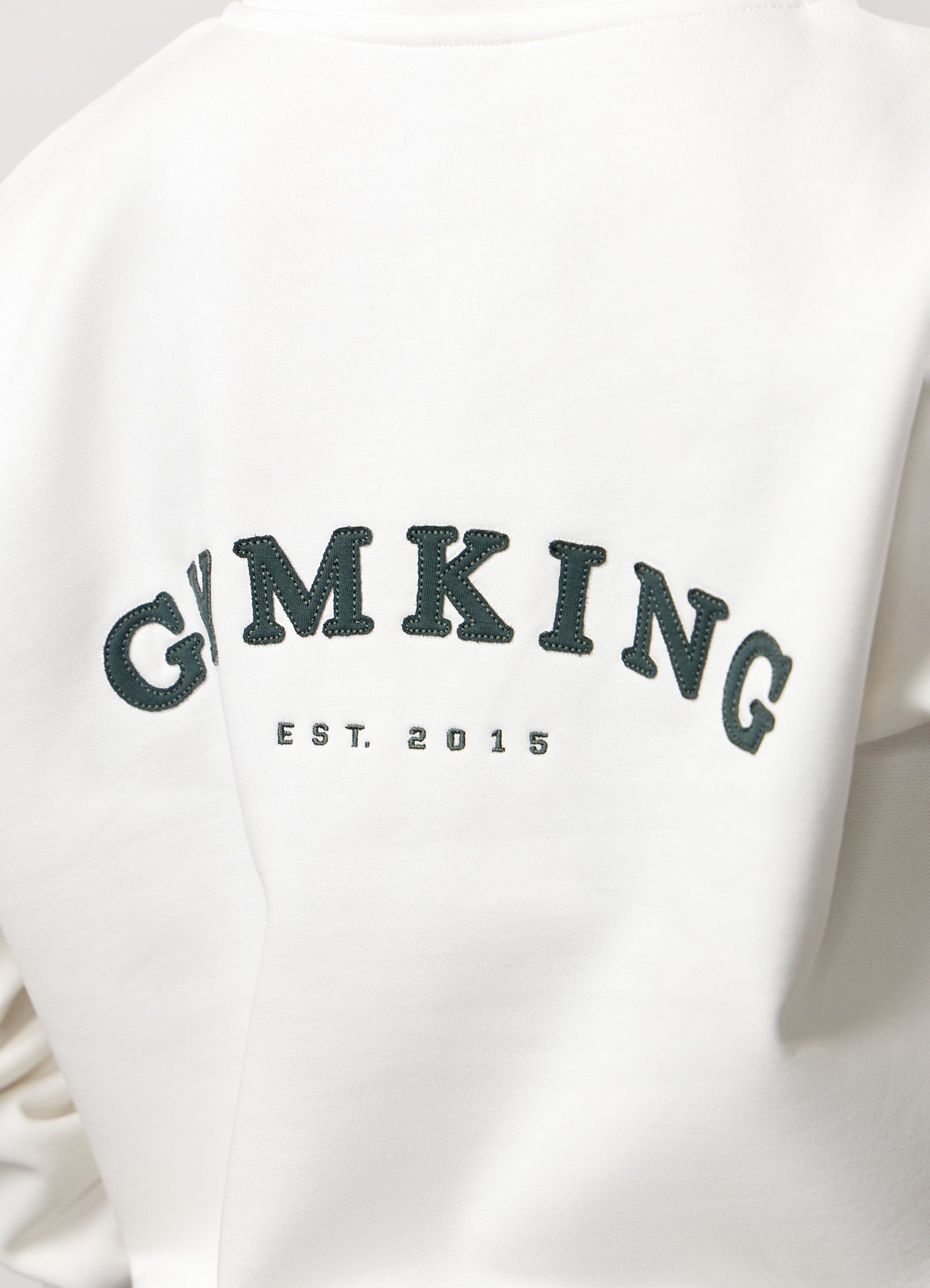 Gym King Compose Fleece 1/4 Zip Funnel - Cream