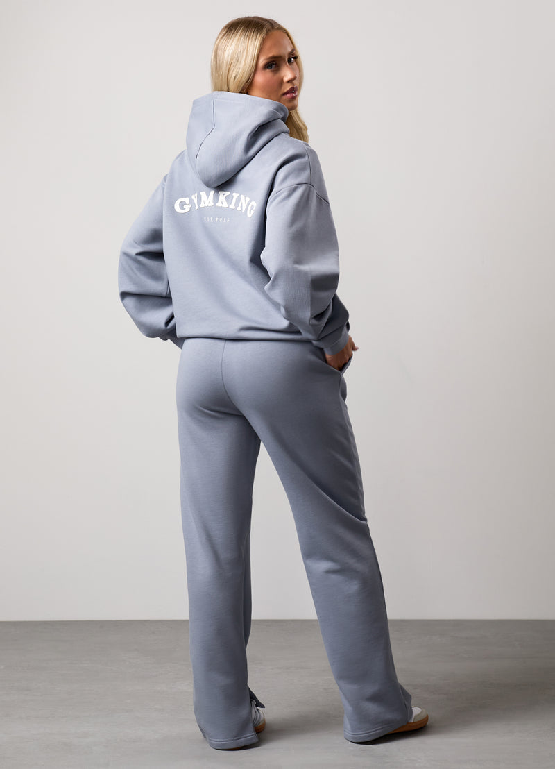 Gym King Compose Relaxed Fit Hood Tracksuit - Blue Mist