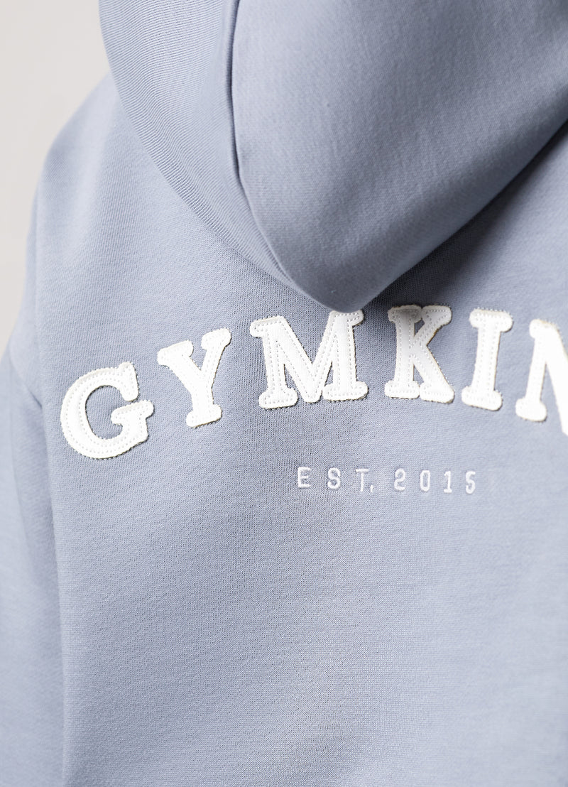 Gym King Compose Relaxed Fit Hood - Blue Mist