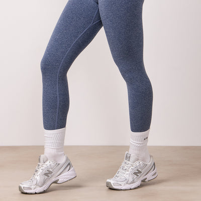 Gym King Sculpt Marl Seamless Legging - Vintage Blue Marl