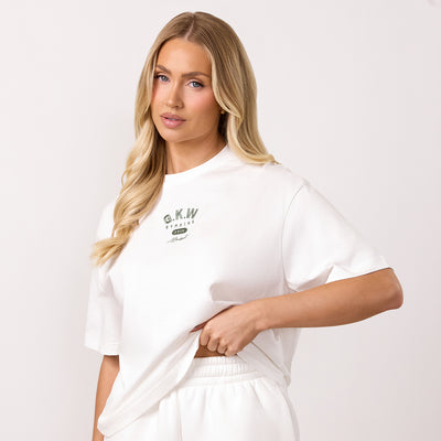 Gym King Composure Regular Fit Tee - Cream