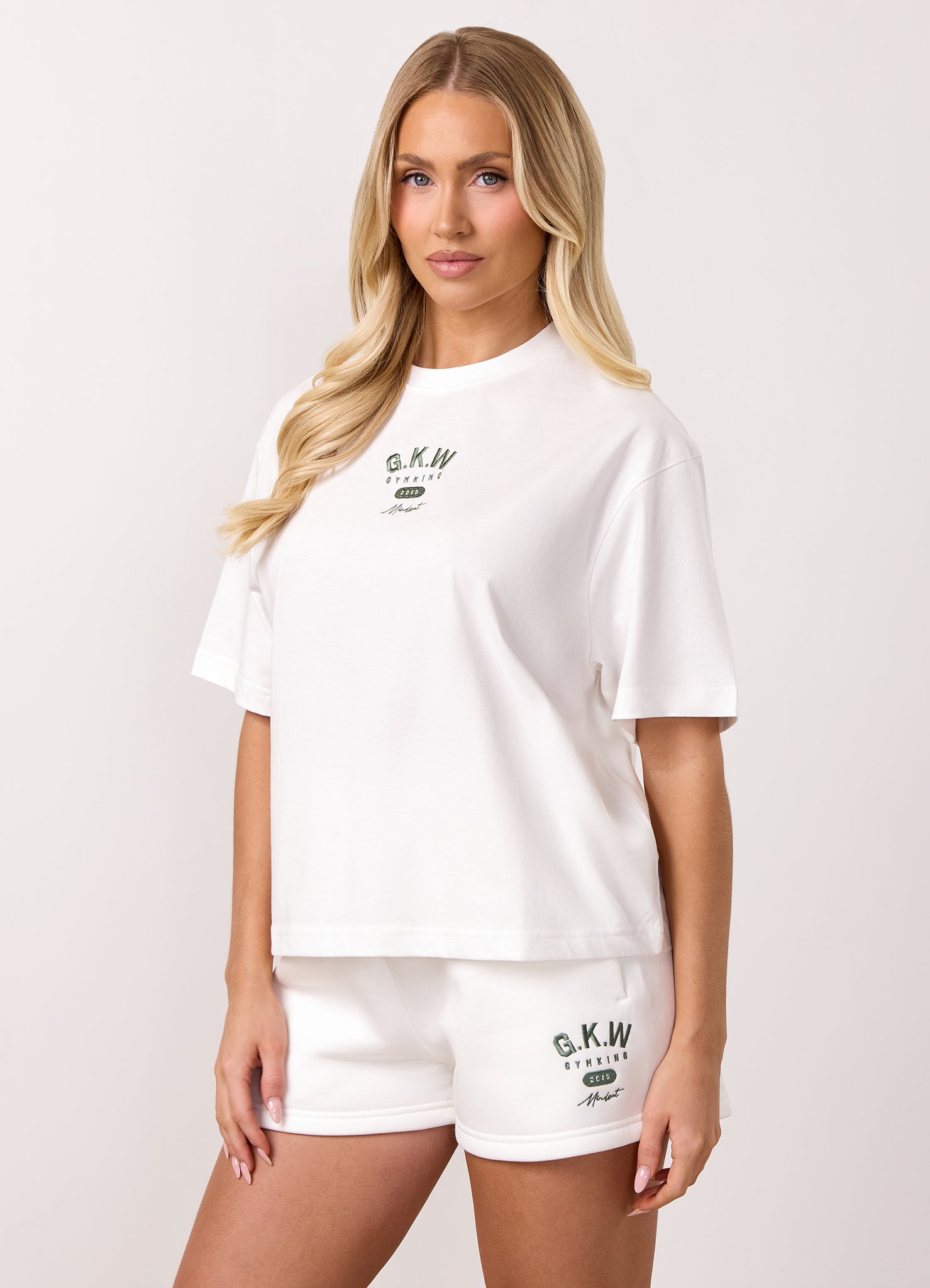 Gym King Composure Regular Fit Tee - Cream