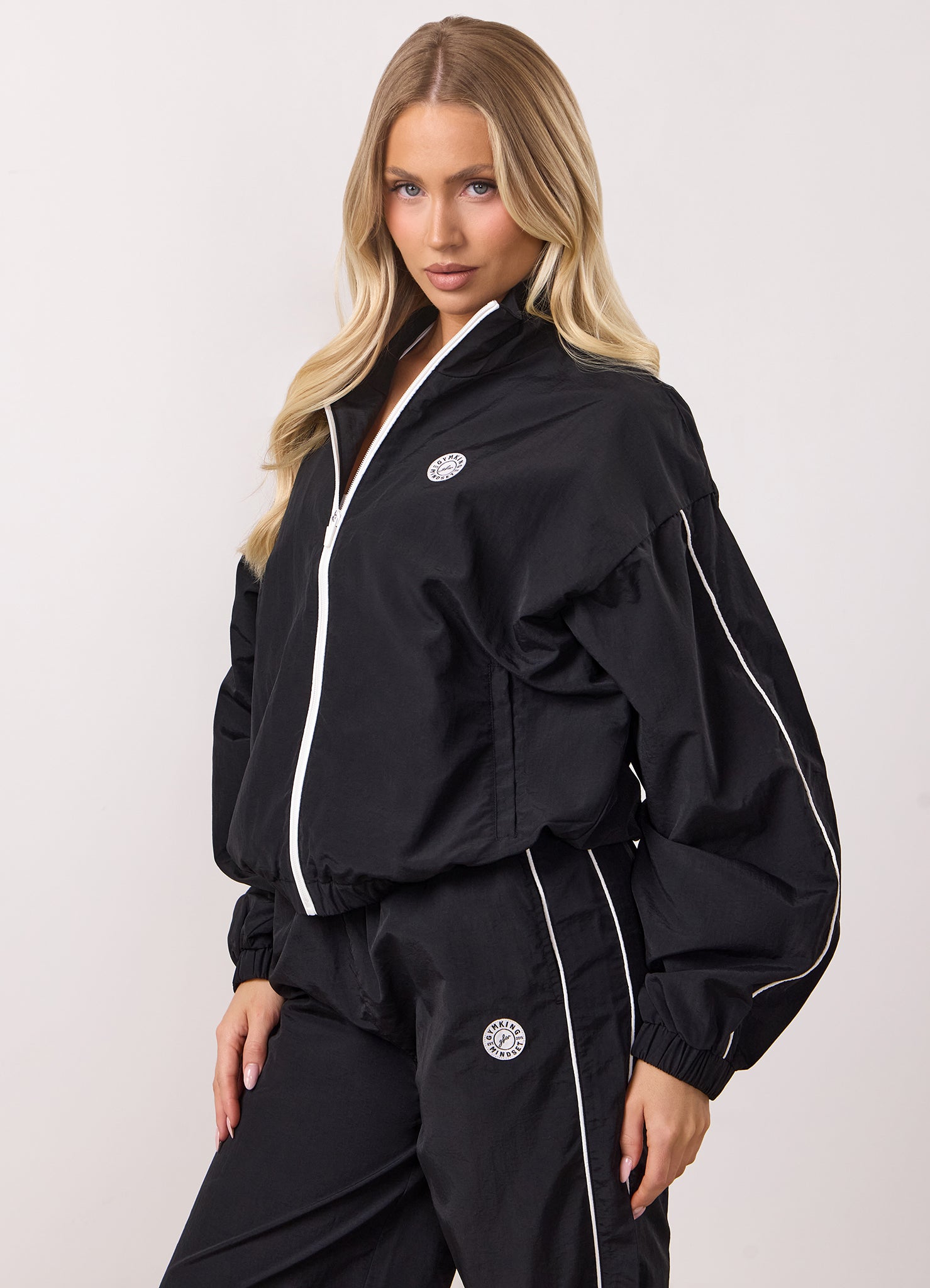 Gym King Composure Woven Tracksuit - Black