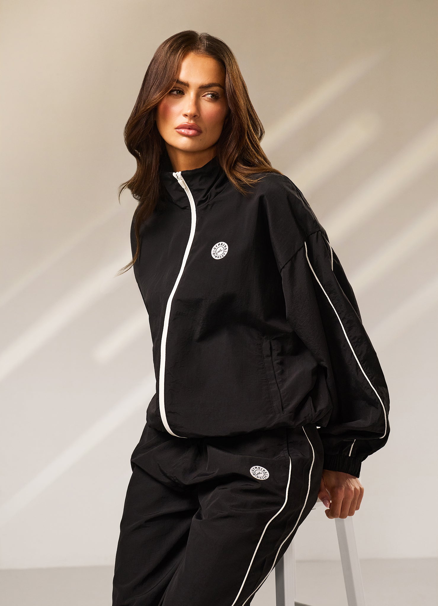 Gym King Composure Woven Jacket - Black