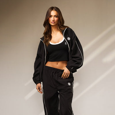 Gym King Composure Woven Tracksuit - Black
