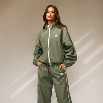 Gym King Composure Woven Tracksuit - Fern