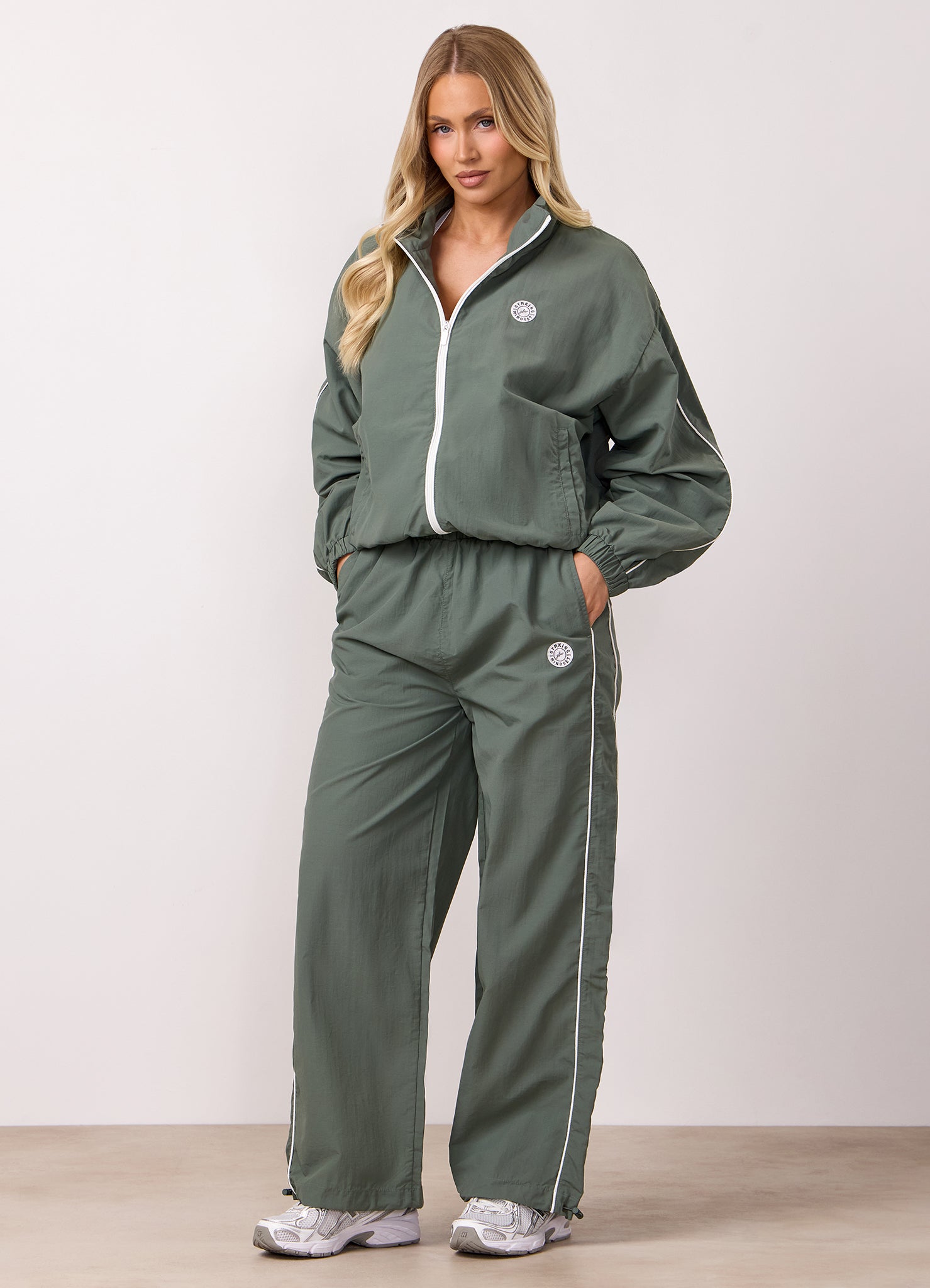 Gym King Composure Woven Tracksuit - Fern