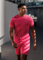 Gym King Core Plus Poly 2.0 Tee - Pink thumbnail