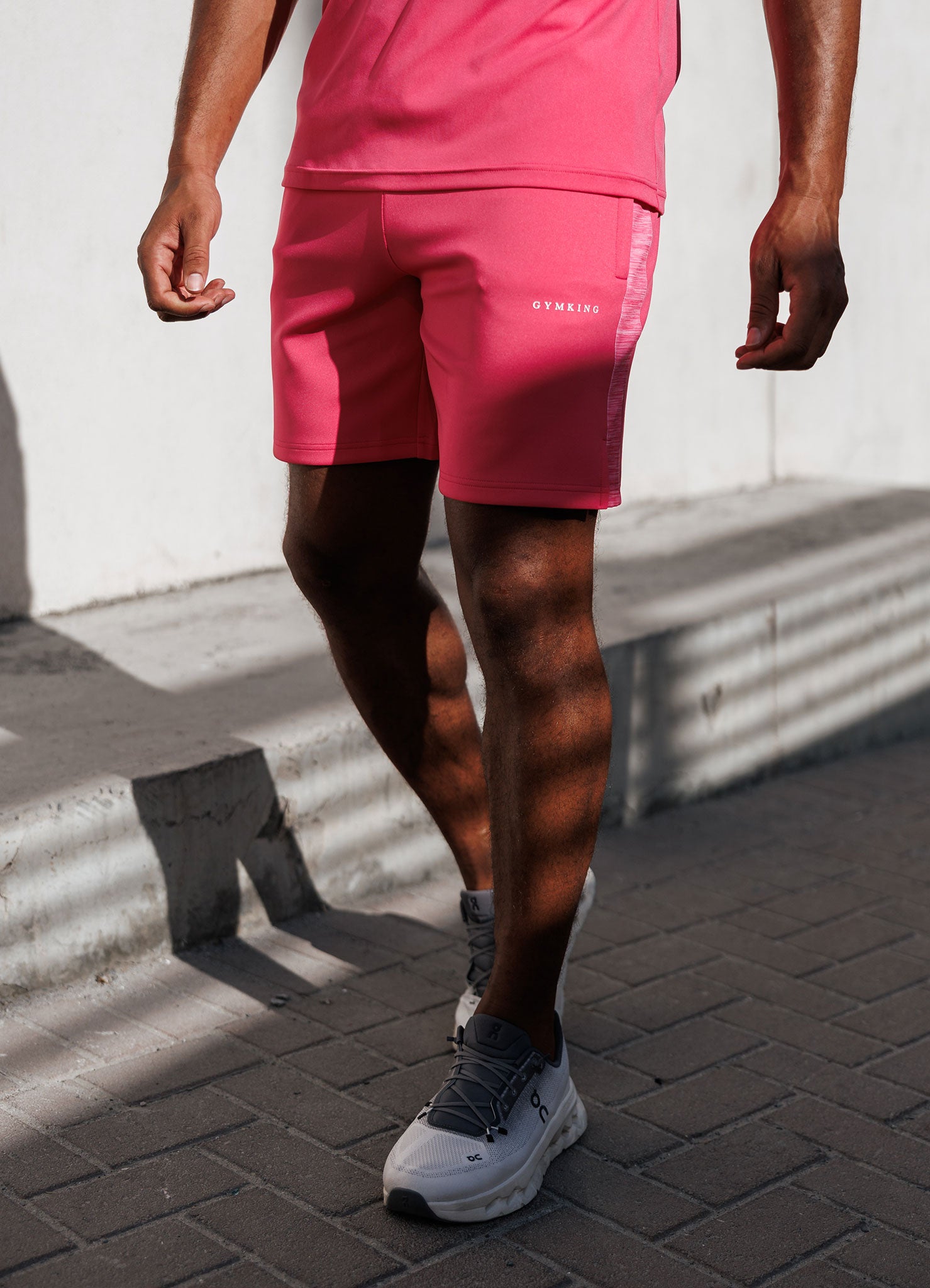 Gym King Core Plus Poly 2.0 Short - Raspberry