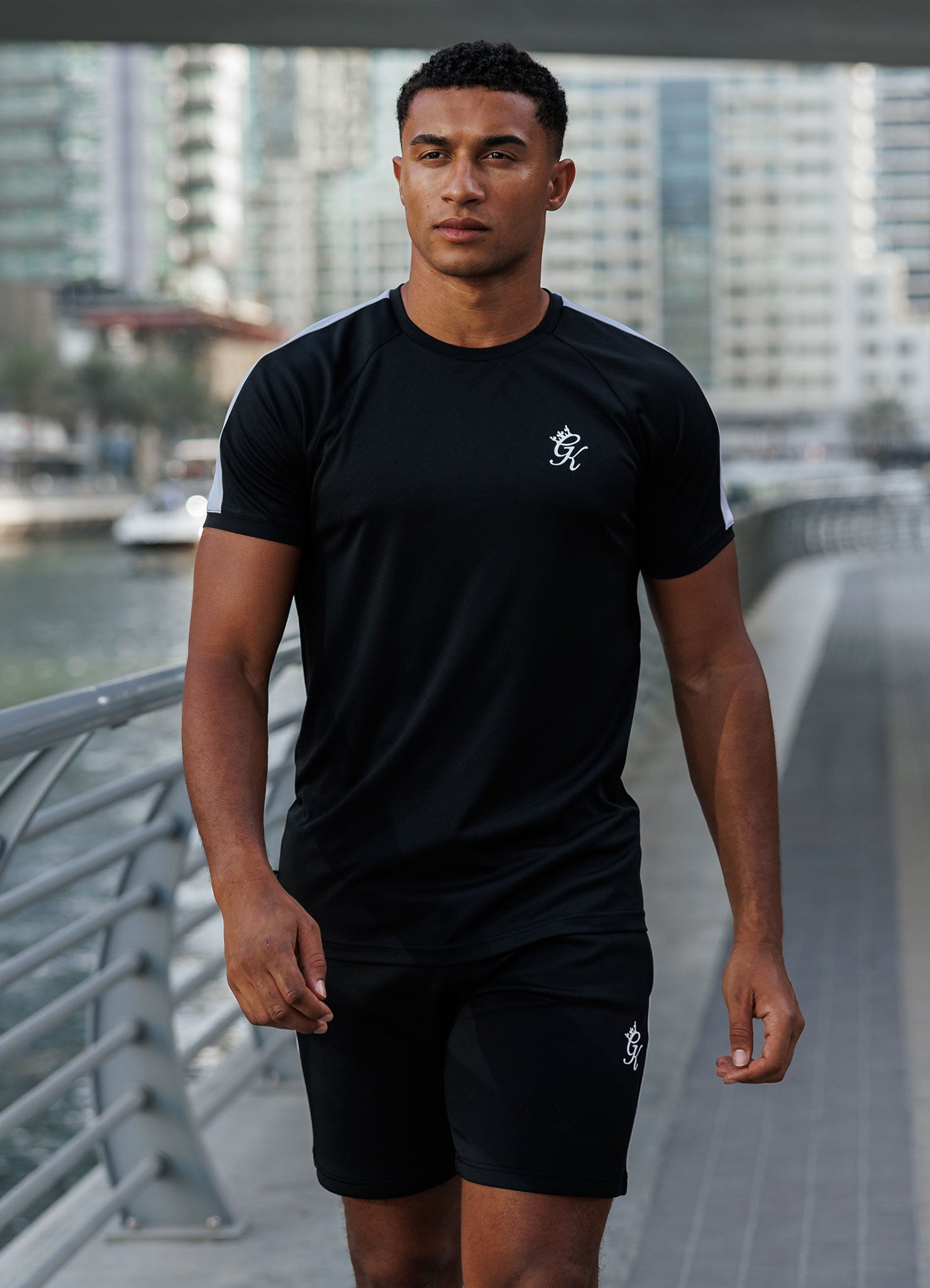 Gym King Core Plus Poly Tee - Black