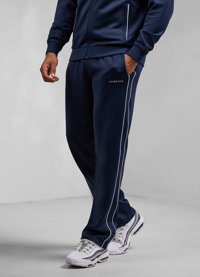 Gym King Core Piped Straight Leg Jogger - Navy