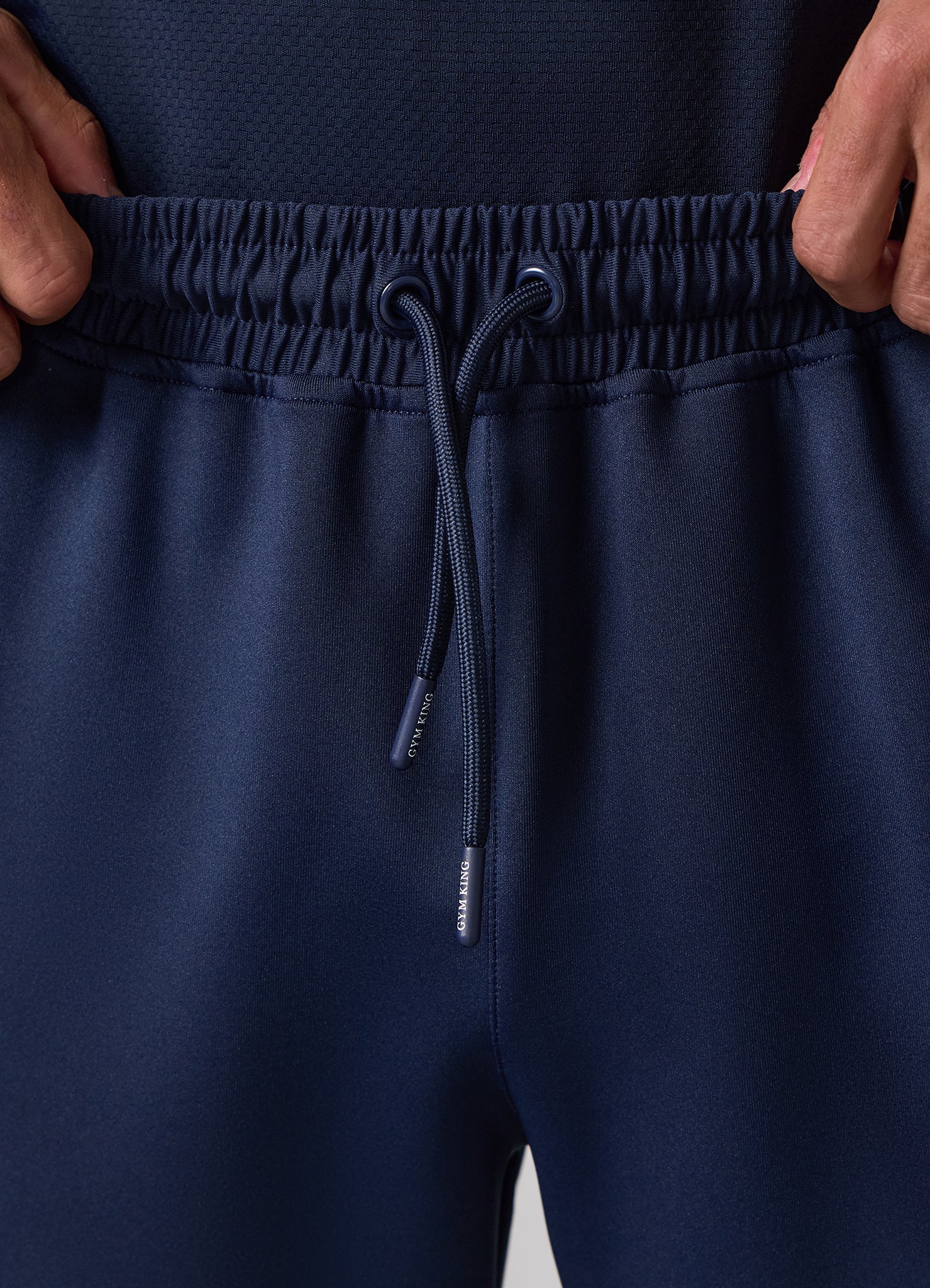 Gym King Core Piped Straight Leg Jogger - Navy
